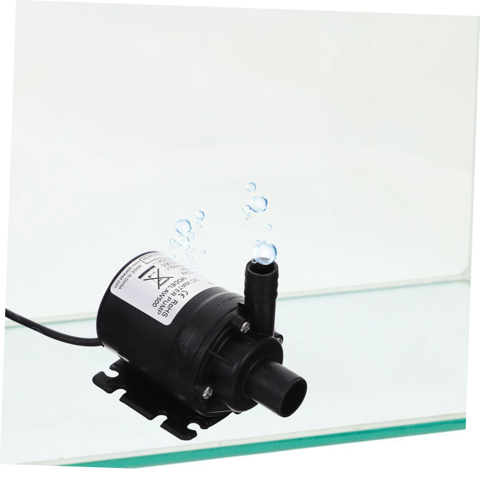 BESPORTBLE Pompa Solare Sommersa Dc24v 38w, 850l/h, in Plastico, Silenziosa e Resistente All'usura, per Scaldabagno e Coltivazione fuori Suolo