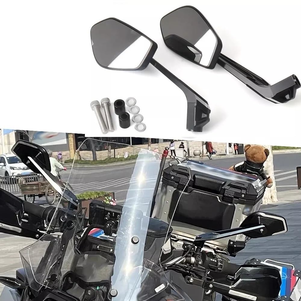 Moto Lusterko końcówkowe kierownicy Motocyklowa k Pasuje Do Bmw R 1250 GS R1300GS R1200GS LC ADV S1000XR F900R/XR F850GS F750GS F900R Lusterko Wsteczne Motocykla Lusterka