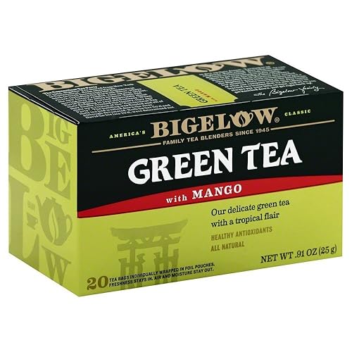 Vista 19 de Bigelow Tea Té Verde con Mango, 20 ct