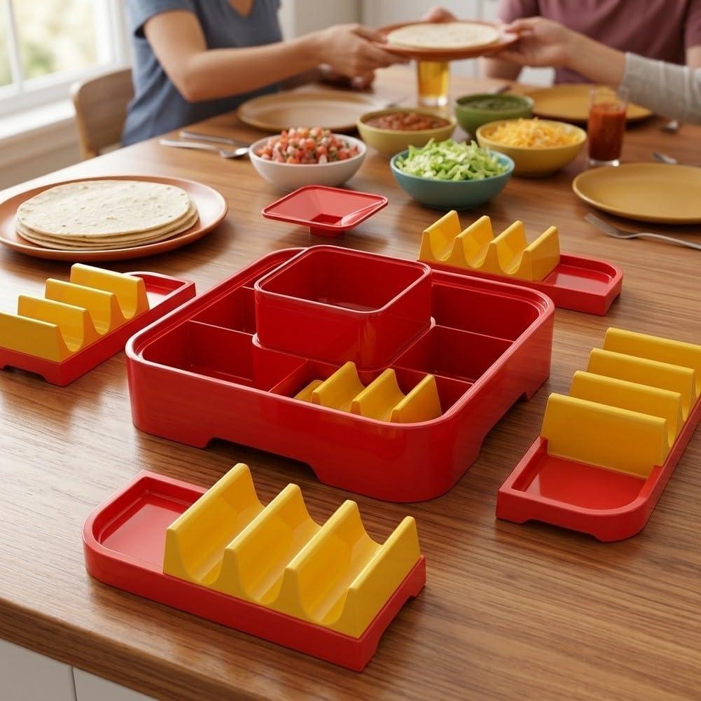 para soporte Tácos Plástico Desmontable con Base Dividida 30cm