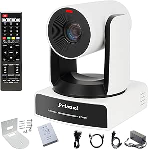 Ultra 4K PRO NDI PTZ Camera Gen 5, 30x Optical Zoom, 1/1.8" UHD CMOS 8.42MP, 4K 60P AI Tracking, HDMI SDI USB3.0&2.0 for Church, Freed Support(Official NDI 6 & NDI HX3 Certified)TEM-4K30N PRO asin的图片