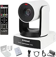 Câmera PTZ 4K 30x SDI/HDMI/USB/IP NDI, câmera PTZ de rastreamento automático com luz de registro integrada, 4K 30X para serviços religiosos, eventos de adoração, suporte PoE (NDI HX2 e NDI HX3