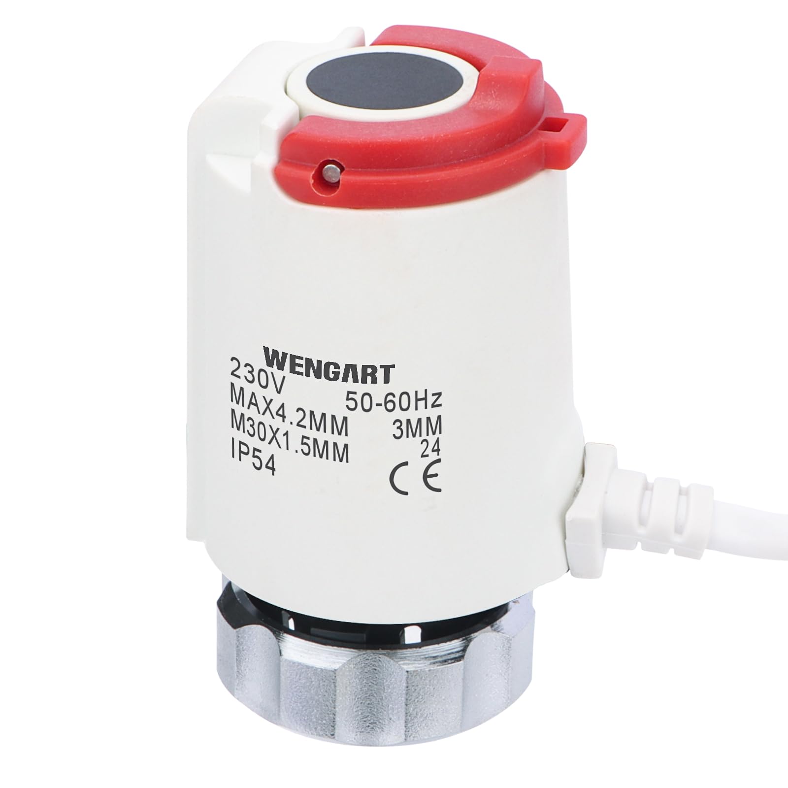 Electric Valve Actuator WG920,Normally Closed AC230V 2W M30*1.5 2 Wire Optimize Home and Industrial Temperature Control Systems