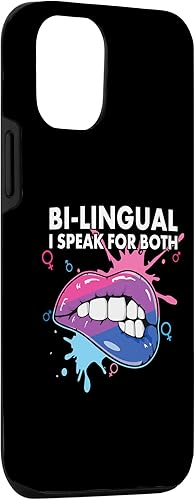 Miniatura 3 de iPhone 1212 Pro Bi-lingual I Speak For Both Bisexual Pride Bisexuality LGBTQ Case