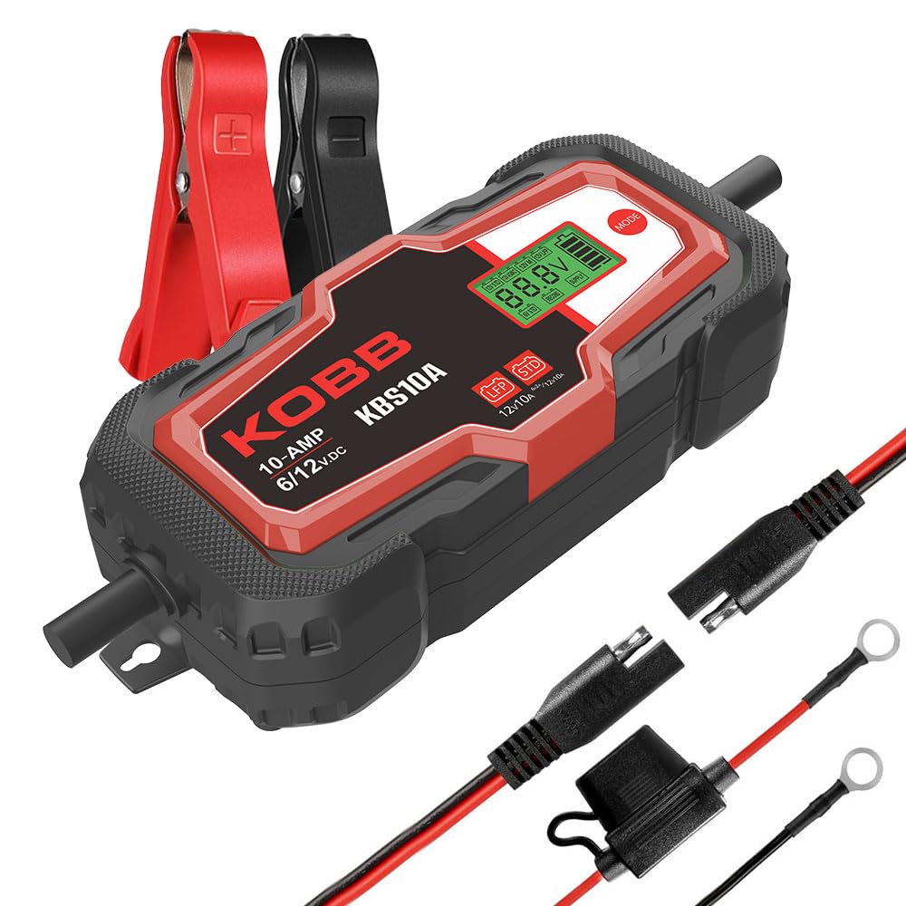 KOBB KBS10A 6/12V 200A Dijital Akü Şarj/Akü Bakım/Desülfatör ve Power Supply