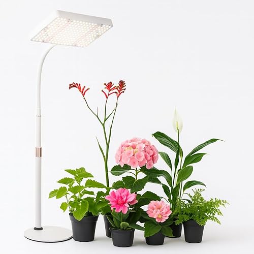 Miniatura 2 de Luces de cultivo de escritorio para plantas de interior, luz de cultivo de mesa de 200 W, lámpara de cultivo de plantas de espectro completo,