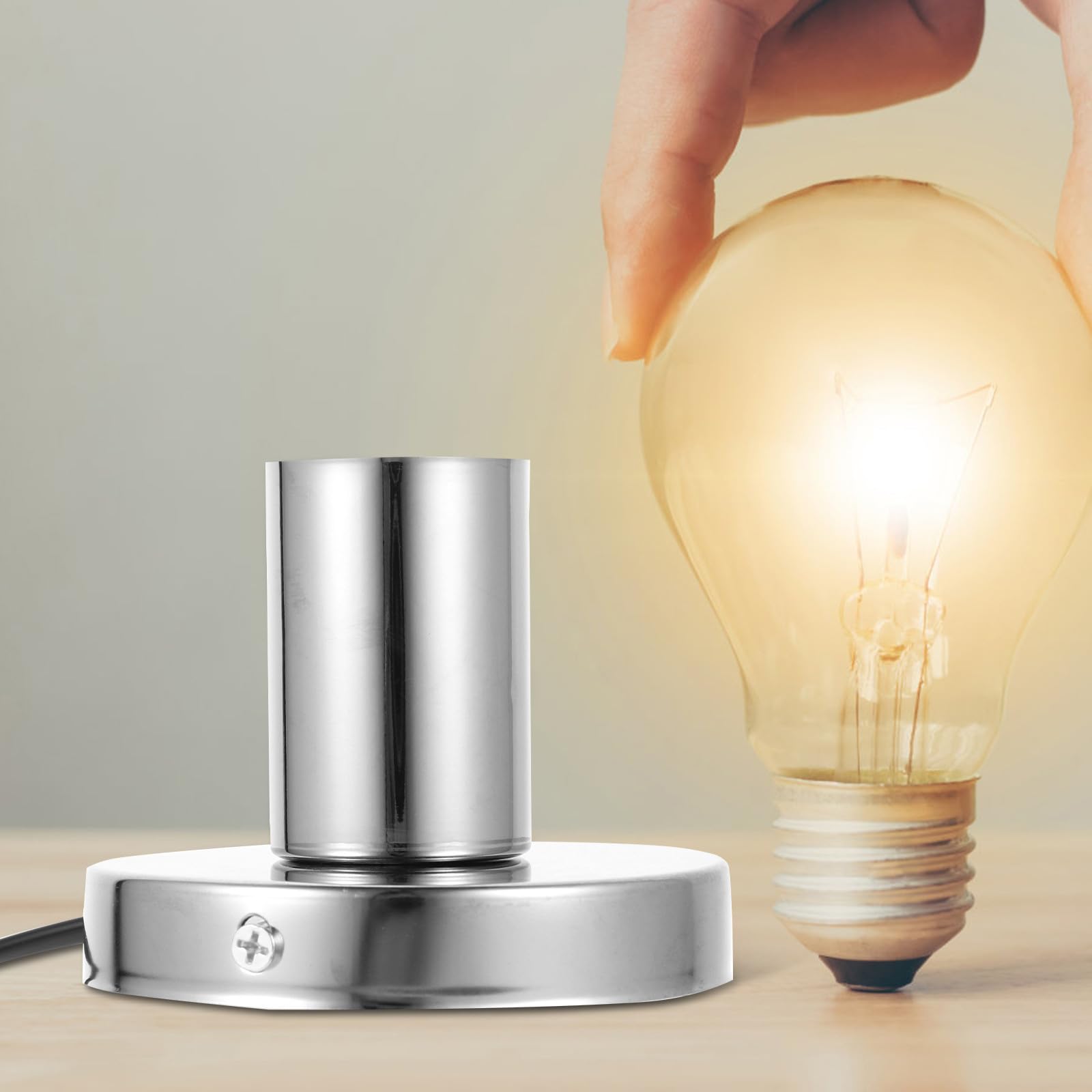 3 Piezas Adaptador de Portalámparas E27 Ac220v