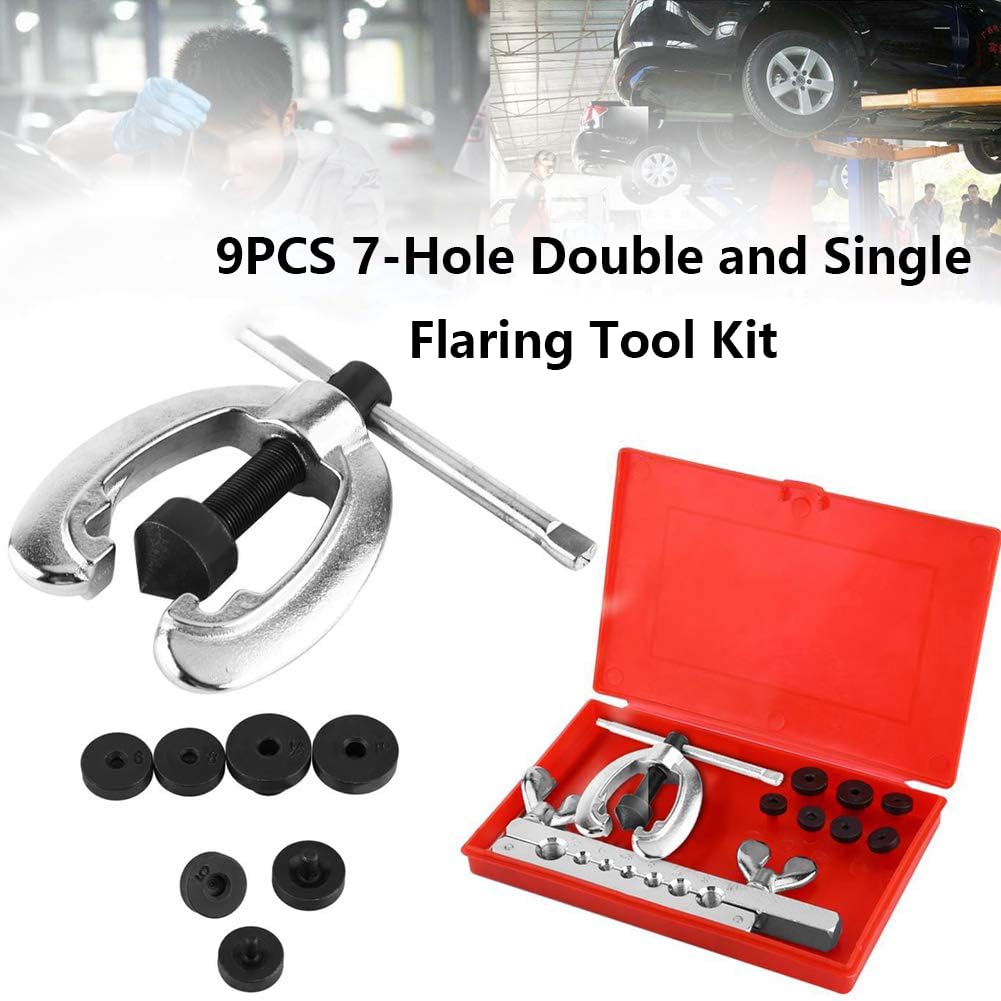 Kit Svasatore Tubi Maizoon 6 Fori - Per Tubi 3/16''-5/8'', In Acciaio 45#, Per Freni E Raffreddamento Auto