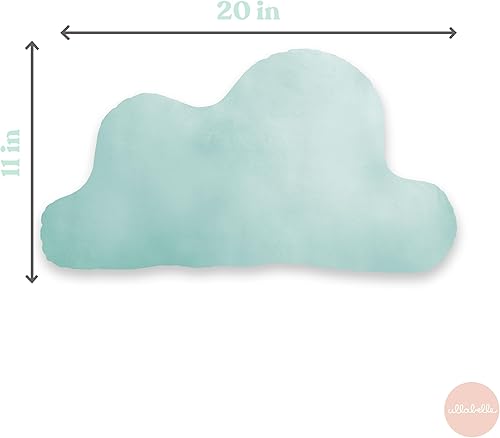 Miniatura 3 de Almohada decorativa, almohada decorativa para guardería, decoración de sala de juegos, lindas almohadas (nube blanca)