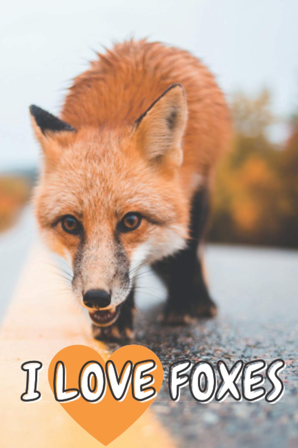 I Love Foxes: Animals Notebook, Motivational Notebook, Journal, Diary