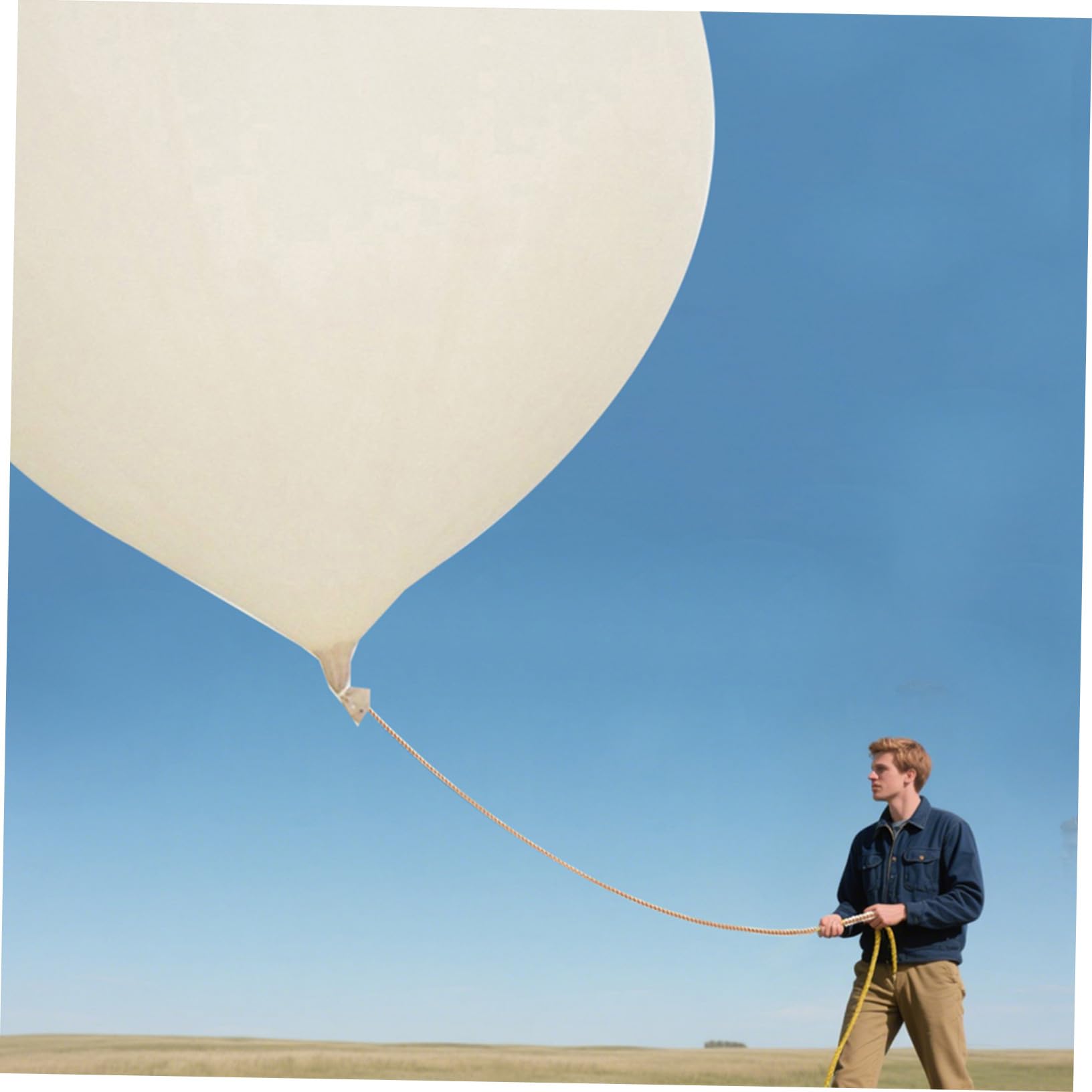 BESPORTBLE Palloncini Grandi in Lattice Pallone Meteorologico Gigante per Rilievi Aerei e Indagini Scientifiche Accessori per Feste Compleanni e Matrimoni
