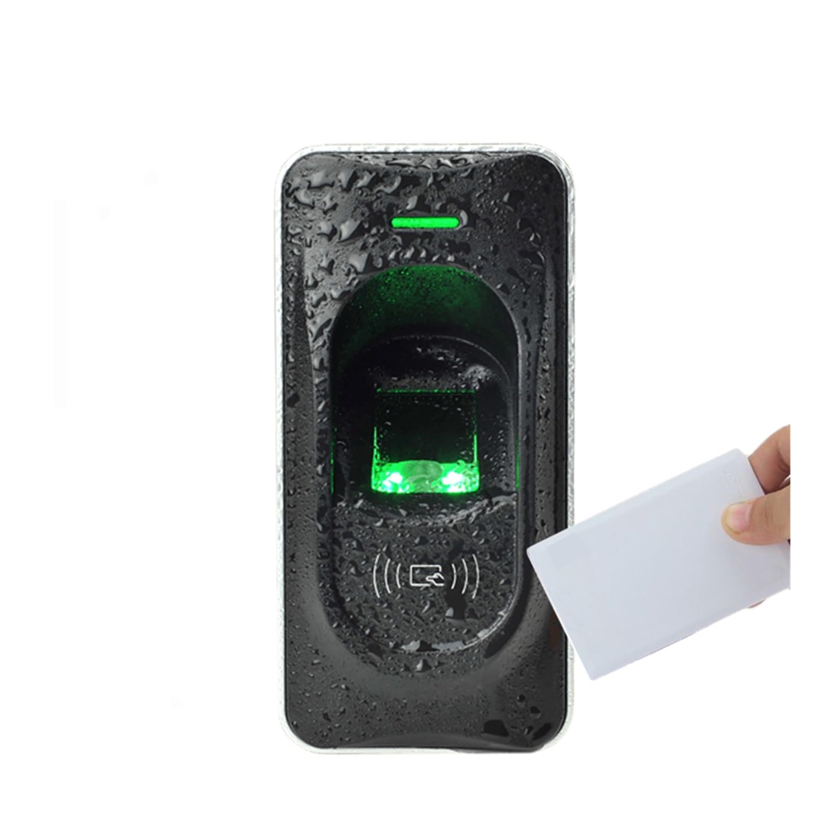Clocking in Machine, IP65 Waterproof RS485 Fingerprint RFID Card Reader for F18 Inbio Access Control System Login ZK FR1200 Fingerprint Sensor(FR1200-IC)