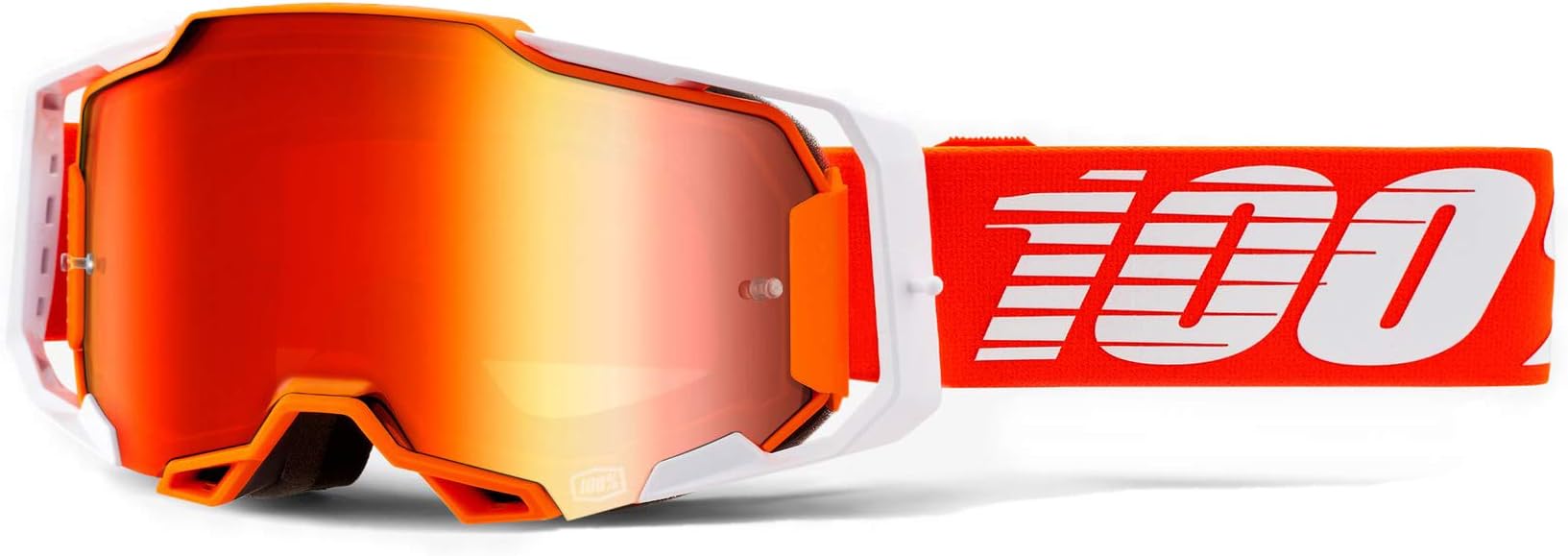 100% Armega Regal Goggles w/Mirror Red Lens