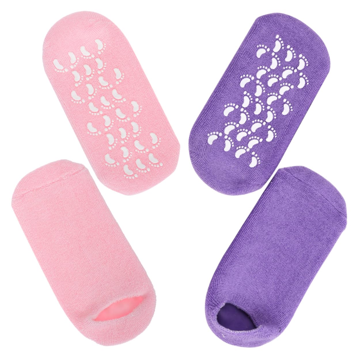 Ipetboom Slipper Socks Women Moisturizing Gel Foot Care Anti-Crack Heel Sleep Socks for Women