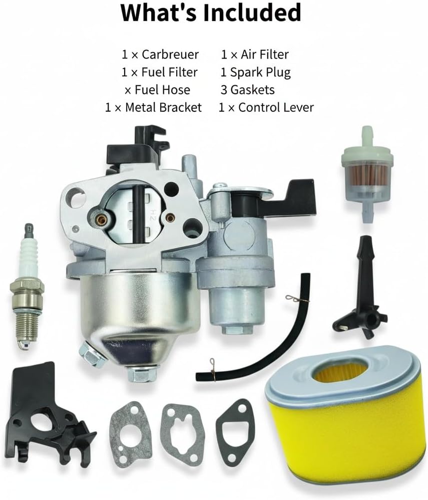 Carburetor, Compatible with Kohler SH265, 3000, 16-S, 05-S, Replaces 3000, 196cc, 18 853 16, with Tune Up Kit