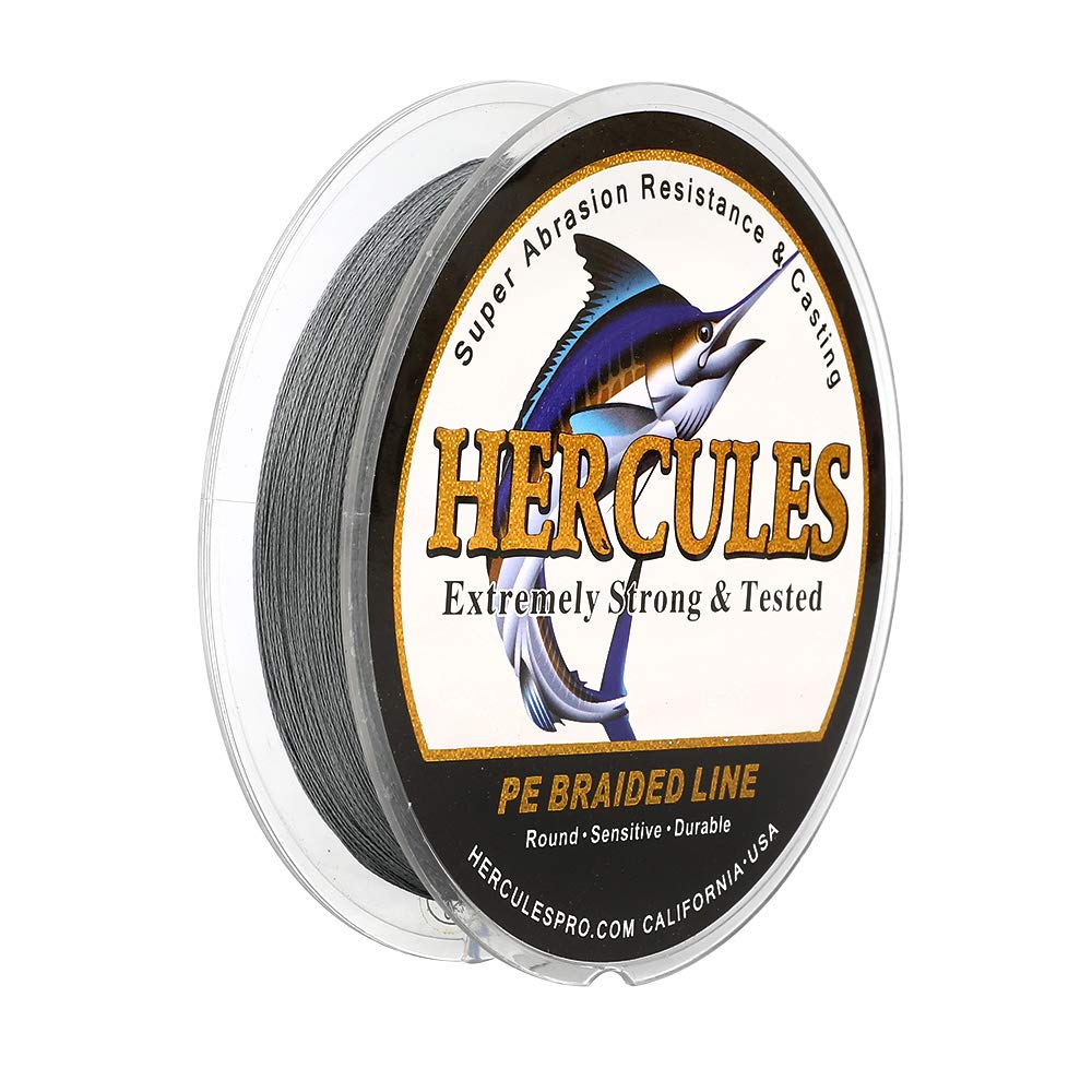 Hercules Super Strong 100M 109 Yards Braided Fishing Line 100 LB Test for Saltwater Freshwater PE Braid Fish Lines 4 Strands