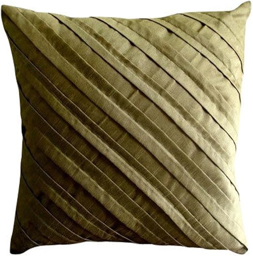 The HomeCentric Earth Green Cushion Covers 50x50 cm (20x20 inch