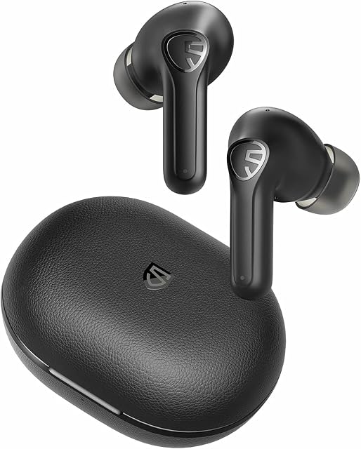 SoundPEATS Life Active Noise Cancelling Earbuds, Wireless Earbuds with Bluetooth 5.2, AI ENC Tech for Clear Calls, 12mm Driver, Immersive Sound, Transparency Mode, Game Mode, Single/Twin, 25 Hours