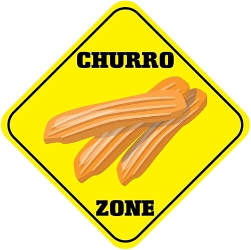 Churro Zone Crossing - Calcomanía de vinilo (8 pulgadas)