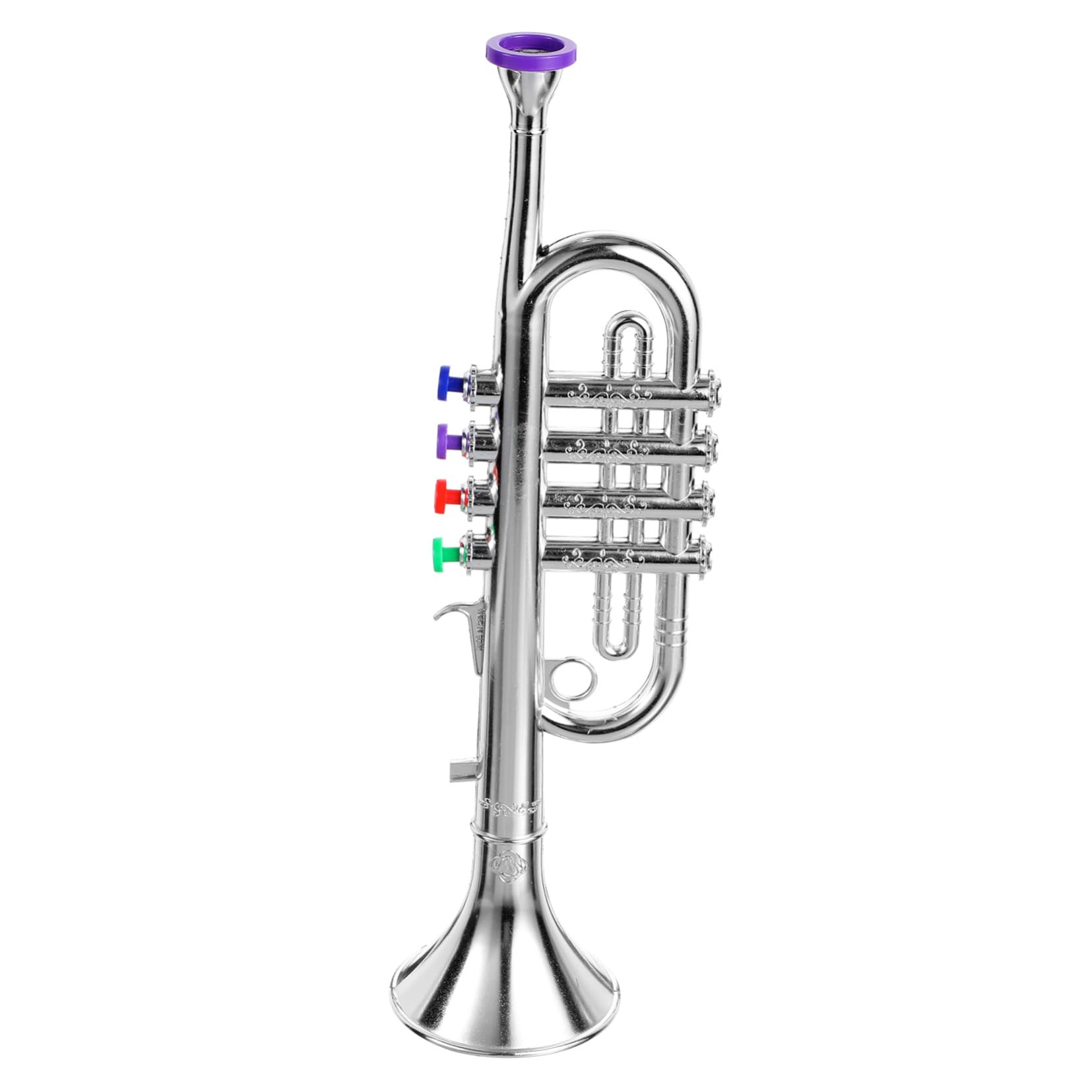 ORFOFE Tromba Giocattolo per Plastica Sicura Leggera e Resistente Strumento Musicale Educativo per Principianti per Sviluppare Abilità Musicali e Ritmo Fin Dalla Prima Infanzia