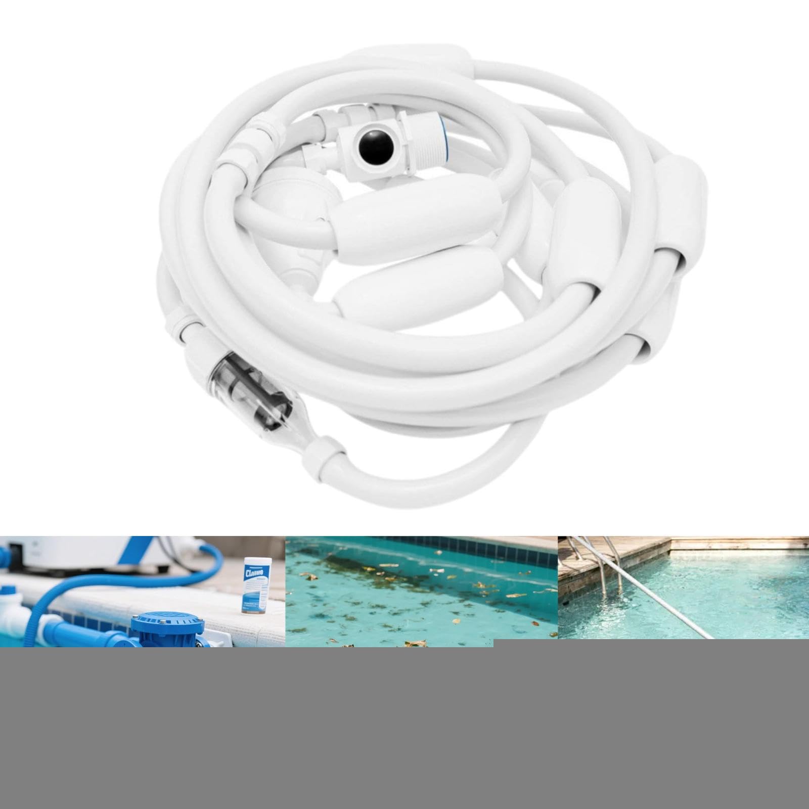 Harilla Ensemble Tuyau d'alimentation pour Le Nettoyage Piscine - Nettoyage Piscine fiable et Professionnel - Remplace, Tête Flottante Non Incluse