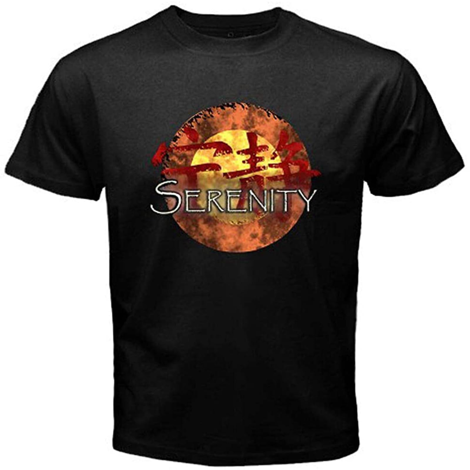 Doctor Li New Serenity Firefly Retro Movie Simbol Men's Crew Neck Unisex Short Sleeve T-Shirt XXXL Black