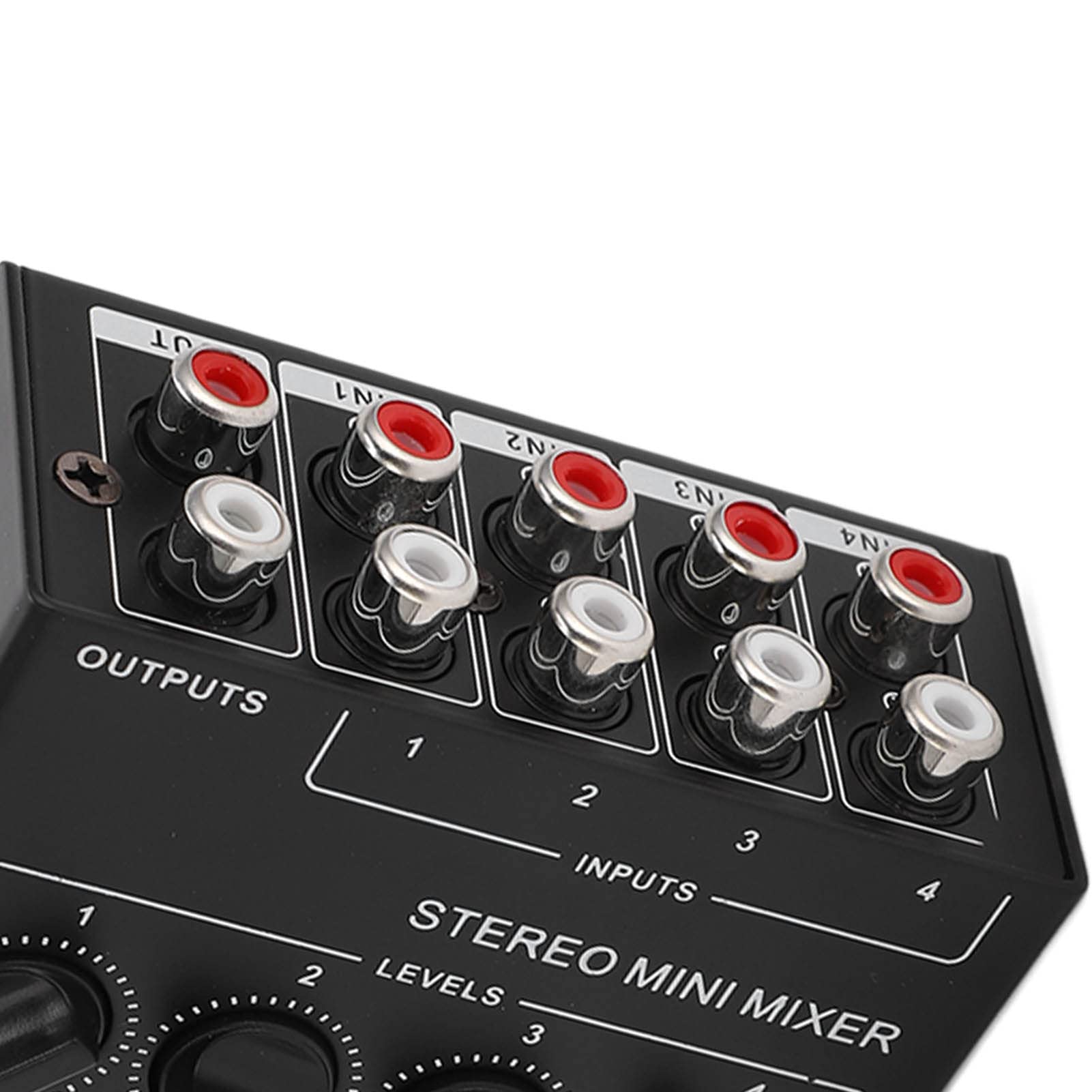 Mikser stereo pasywna 4-kanałowa linia audio mini przenośny do komputera telefonu tabletu