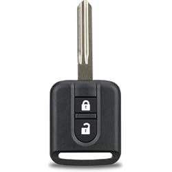 Funda Llave Nissan Qashqai Funda para llave de coche con 2 botones para Nissan Navara Micra Qashqai Note X-Trail Almera NV200 Patrol Y61, funda para llave de coche Nissan
