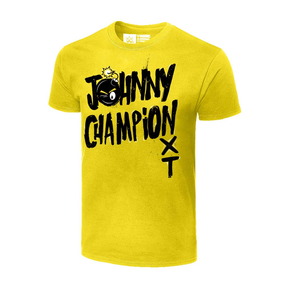 WWE Authentic WEAR Johnny Gargano Johnny Champion T-Shirt Black Large :  Amazon.in: Clothing \u0026 Accessories
