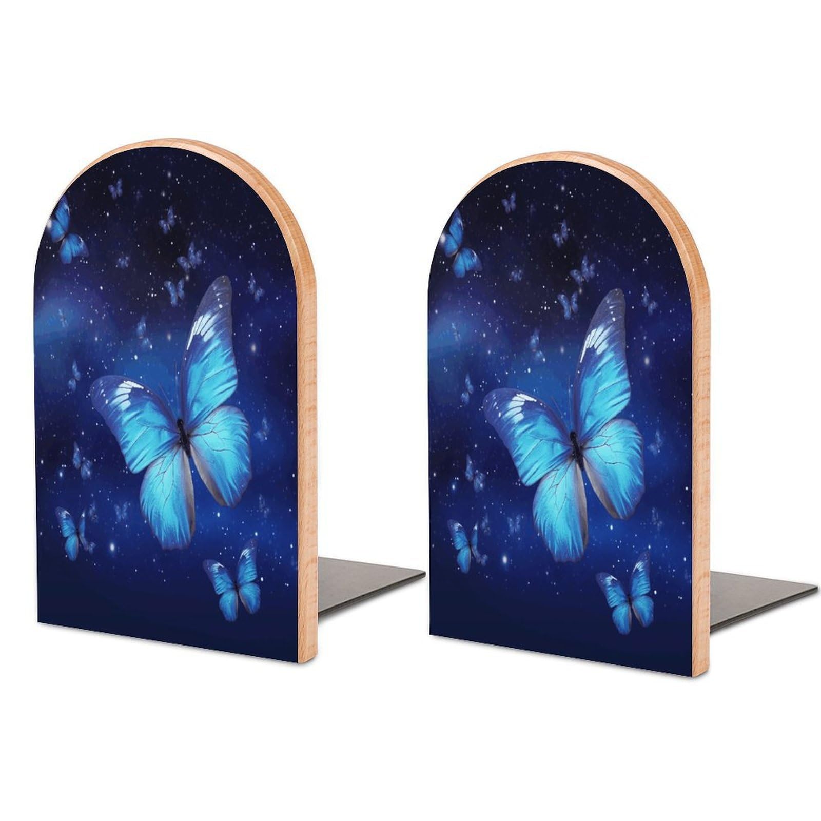 Sujetalibros de mariposa azul decorativo para regalar en casa