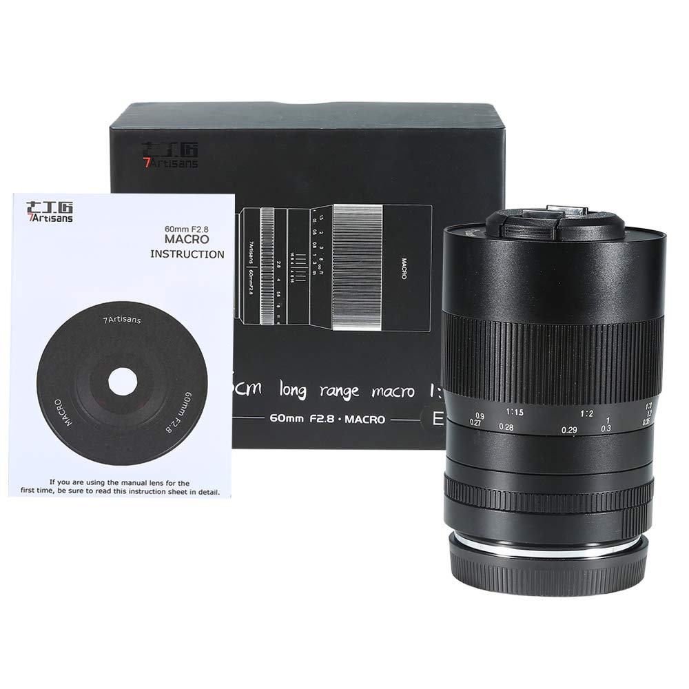 Amazon.co.jp: 7artisans 60mm F2.8 マクロレンズ APS-C 手動