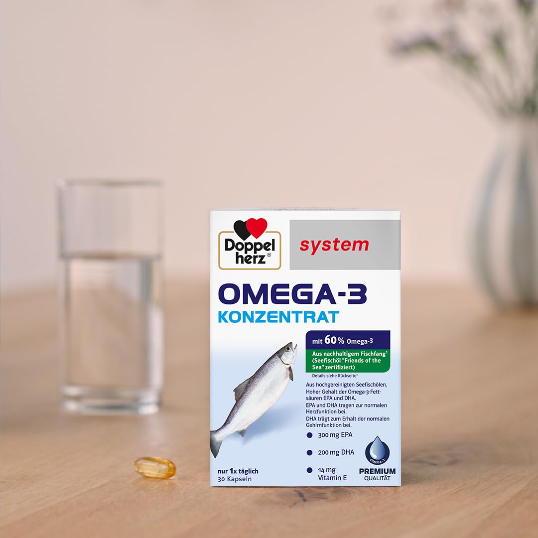 Doppelherz system OMEGA-3 KONZENTRAT, 60 Sztuka Kapsułki