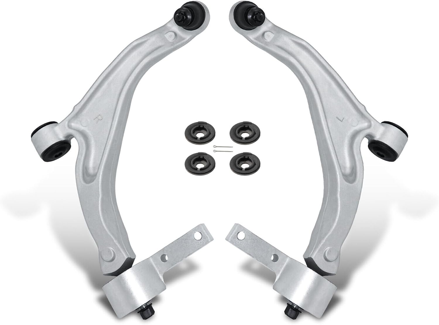 Front Lower Control Arm w/Ball Joint Set Compatible with Honda Pilot 2009 2010 2011 2012 2013 2014 2015 - Driver & Passenger Side Suspension Kit Replaces K621550, K621551