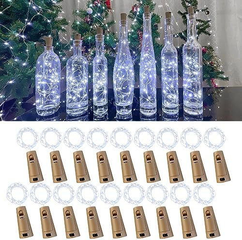 LEECOCO LED Bottle Light, Pack of 18, 2 m, 20 LED Bottle Fairy Fairy