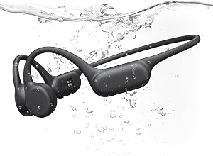PSIER Bone Conduction Headphones, IPX8 Waterproof Swimming Headphones