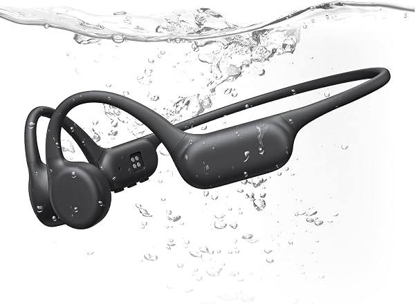 PSIER Bone Conduction Headphones, IPX8 Waterproof Swimming Headphones