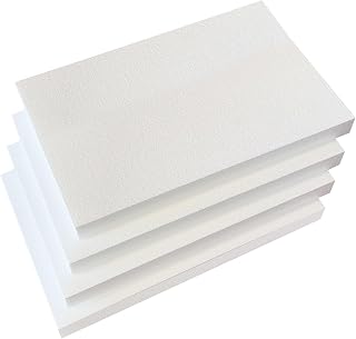 Prestige Foam Craft Foam Sheets 4 Pack - 11x17x1.5 - Made in USA - Foam Sheets for Floral Arrangements, Crafting, Modeling, Art Projects, Sculpting, and DIY Projects