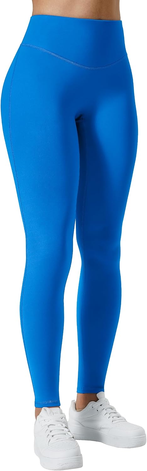 AVGO Women's Fleece Lined Leggings Invisible Butt Scrunch Tights Winter Thermal Warm High Waisted Workout Hiking Yoga Pants - Image 6