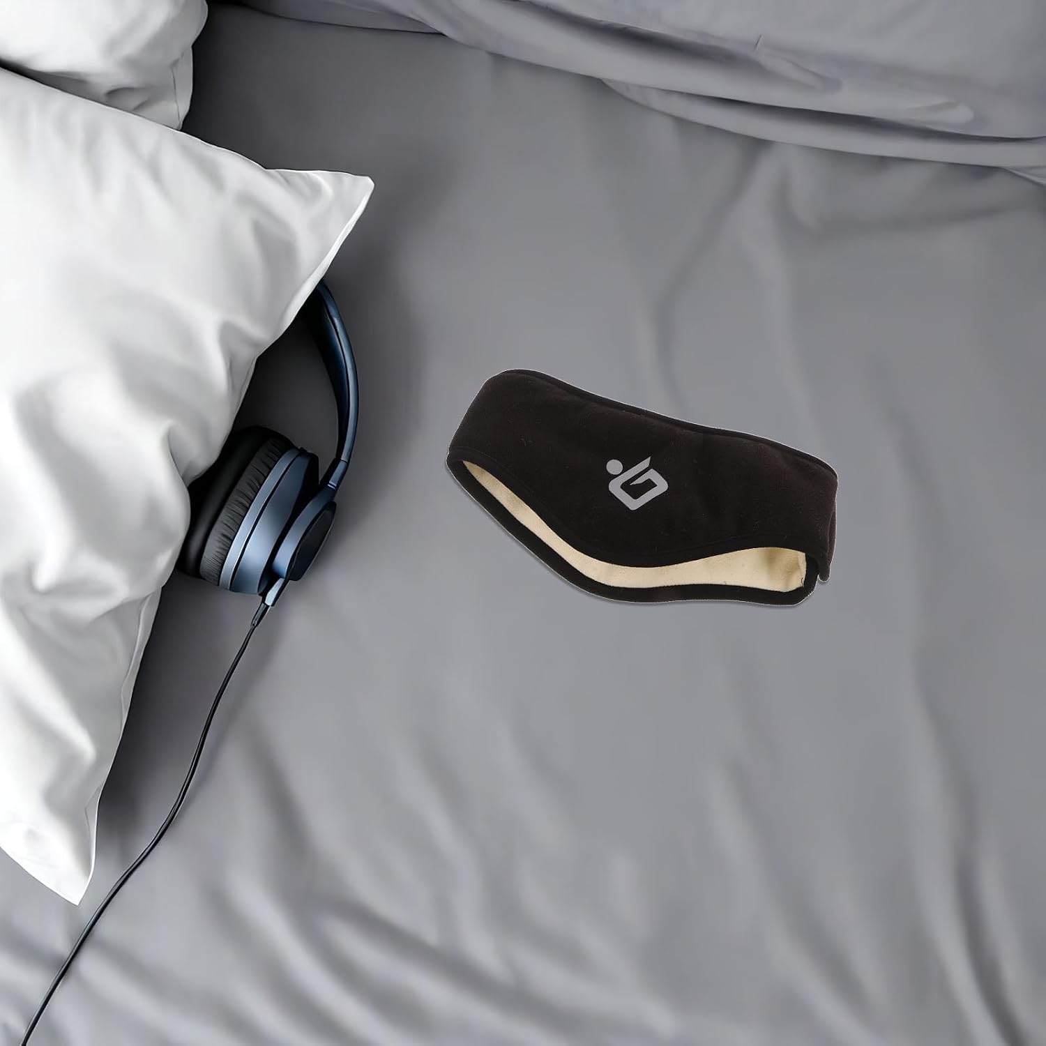 Ipetboom 2pcs Adjustable Noise Cancelling Ear Muffs for Sleeping with Soft Cotton Material, Supports Side Sleepers, Lightweight Design for Traveling and Sleeping Comfort