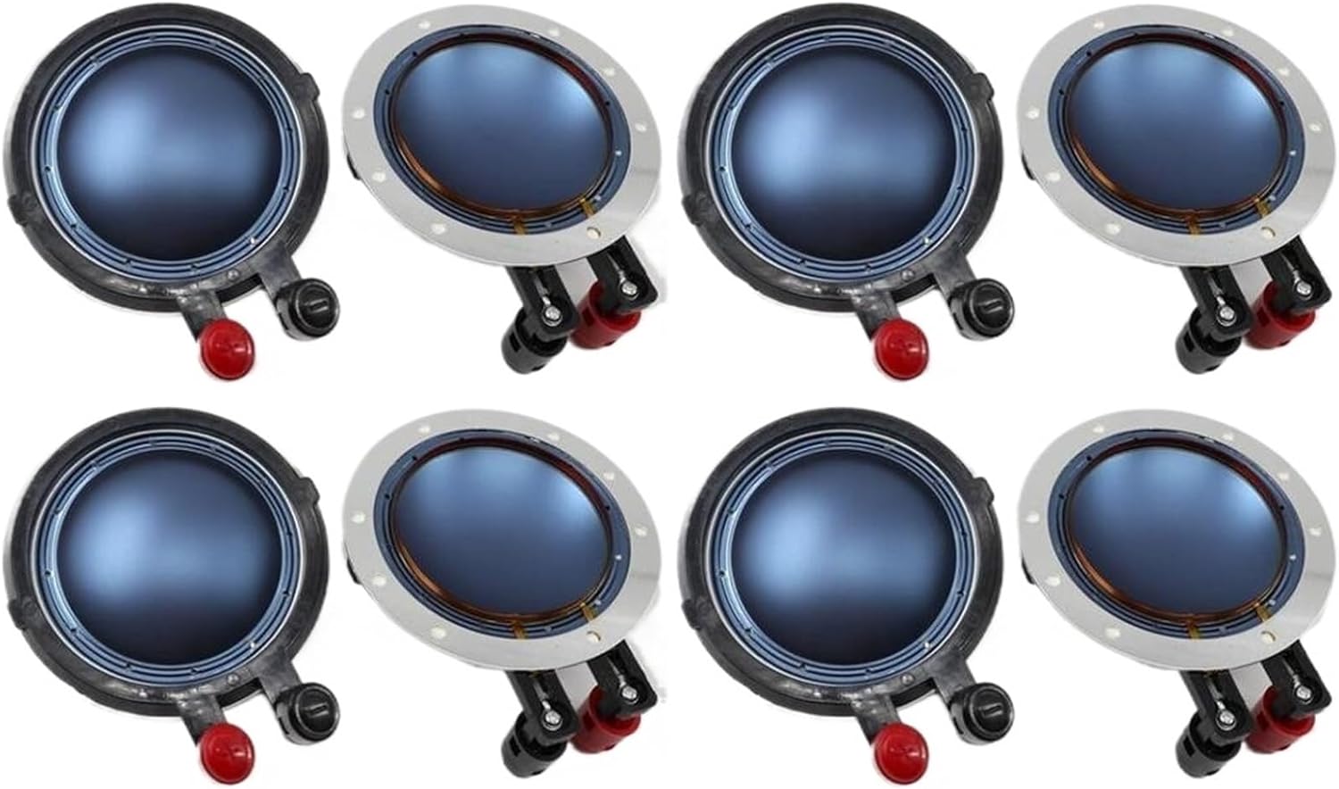 8Pcs Diaphragm for BMD750II P Audio BMD750II.8RD Compression Driver Blue Titanium 72.2mm
