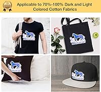 Vista 3 de TransOurDream Papel de transferencia de calor con purpurina 2.0 para impresora de inyección de tinta (20 hojas, 8.5 x 11 pulgadas), vinilo