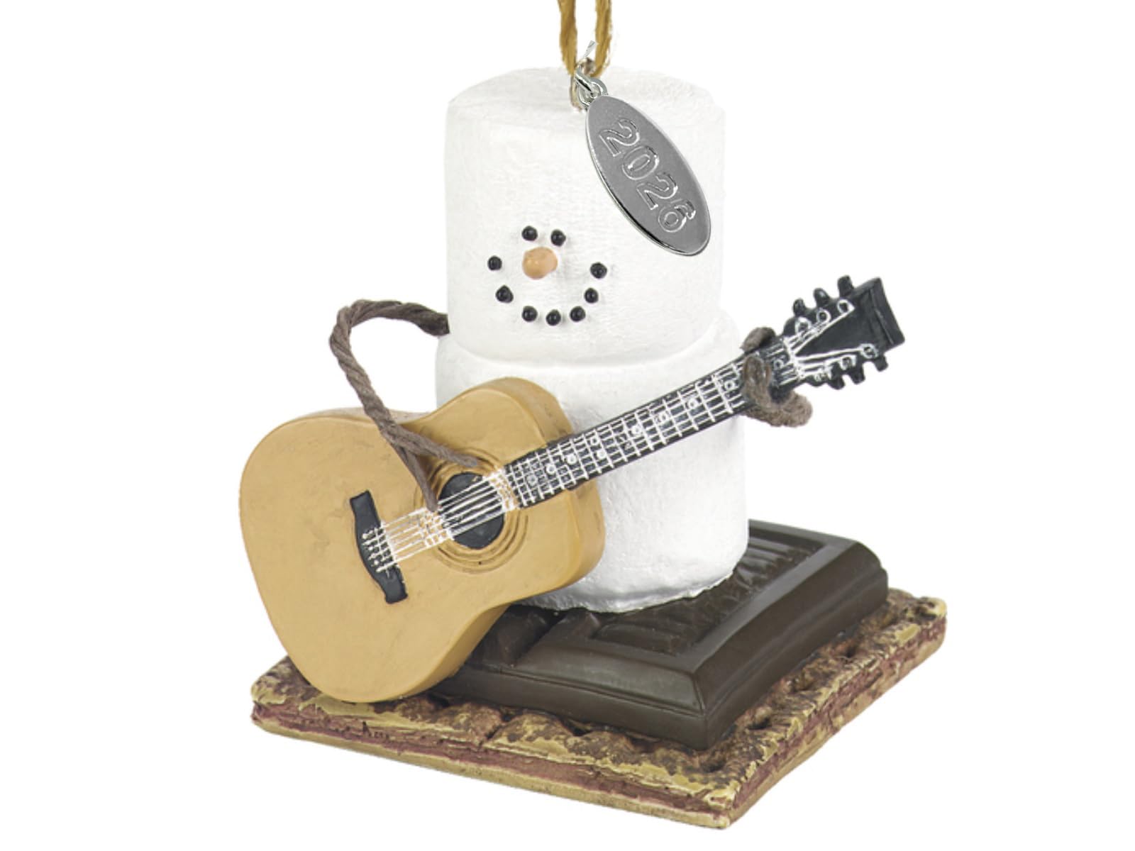 Smores Ornament - Smores Guitar Player, Guitar Gifts, Musical Gift Idea or Country Music Ornament - Comes in a Gift Box