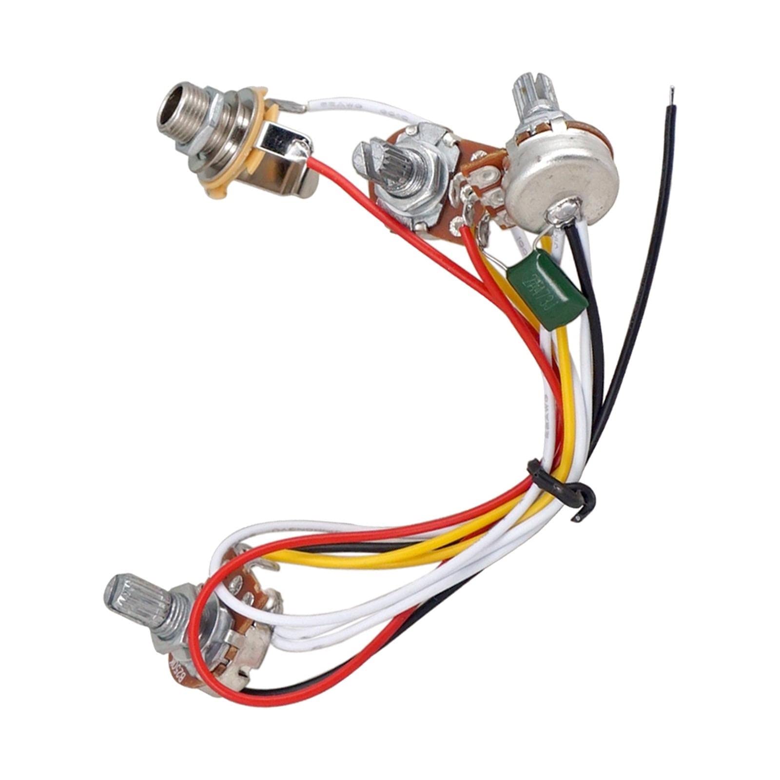Gitara Elektryczna Kable W Wiązce Wstępnie Okablowany Potencjometr Gitarowy Do Części Sterujących Modernizacją Gitary zestaw wiązka przewodów do gitary