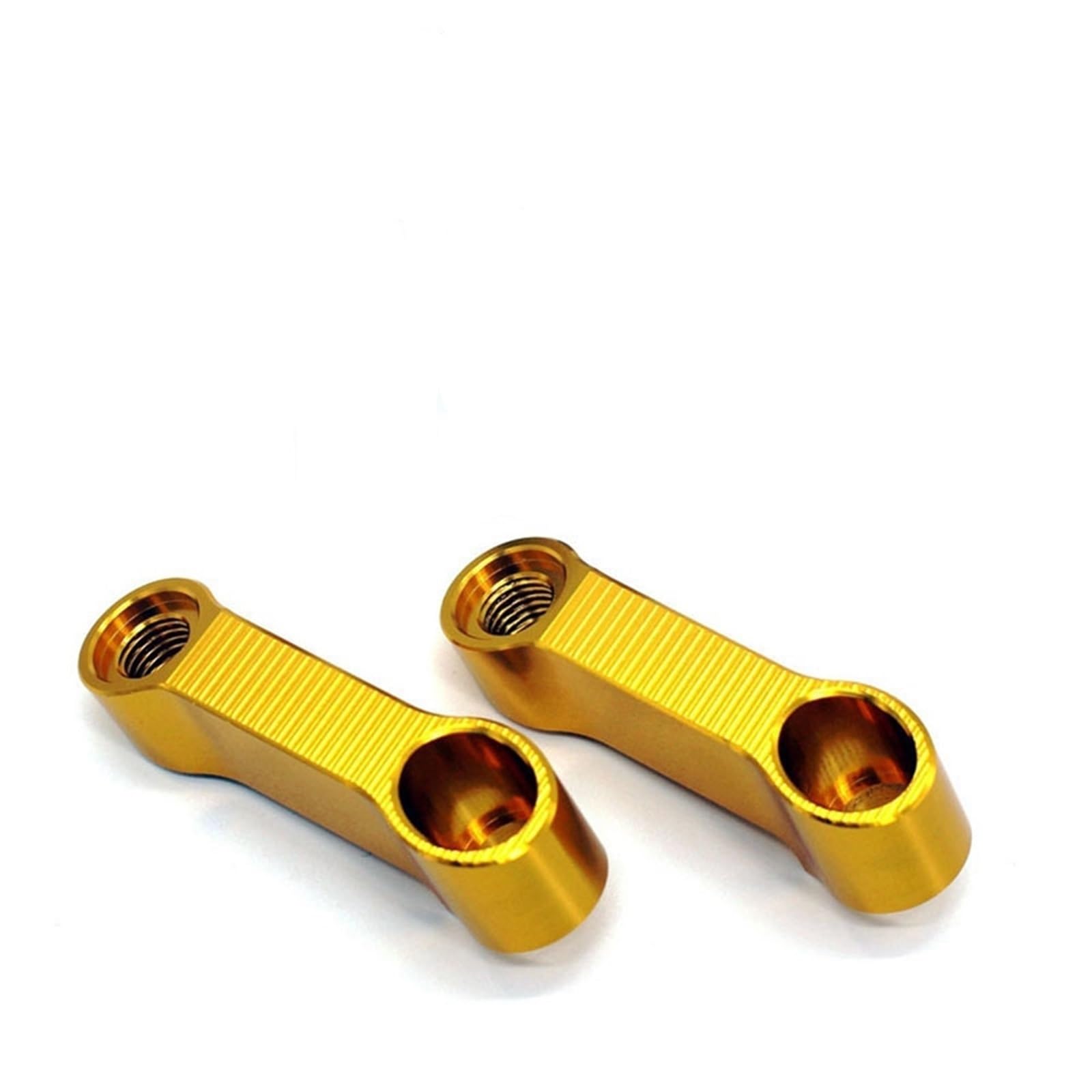 Lusterko ZaśLepki Dla S GSR400 GSR600 GSR 400 600 10MM Lusterka Wsteczne Motocyklowe Rozszerzenie Riser Extend Adapter(ZŁOTO)