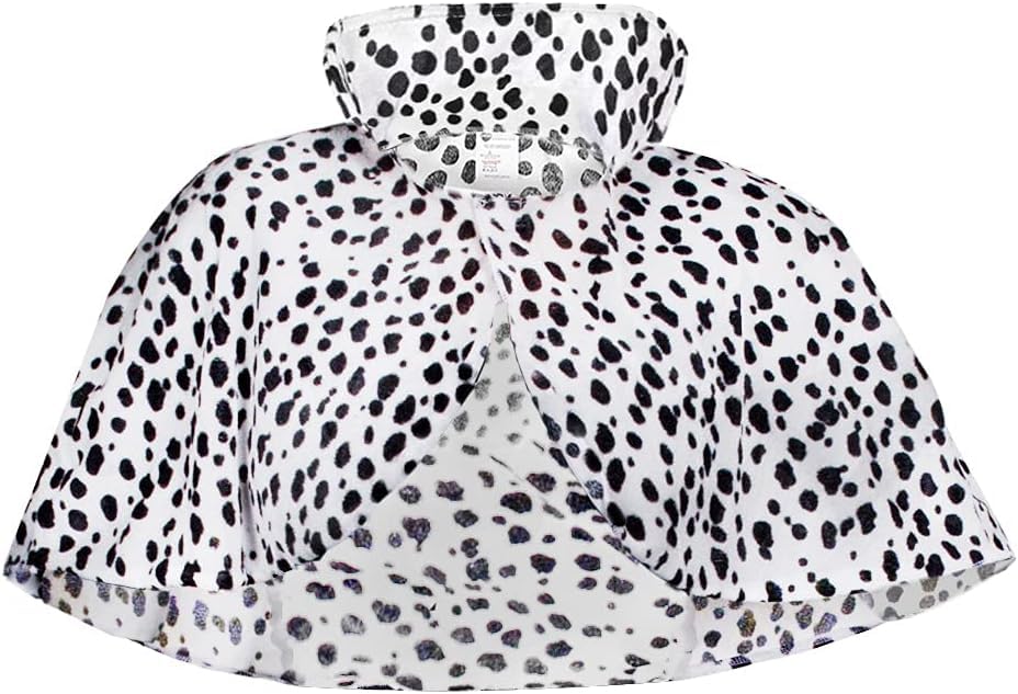 Ladies Evil Dog Lady Accessory Set, Standard, Crimped Wig, Dalmatian Cape, Feather Boa, Dalmatian Gloves, Cigarette Holder - Image 2