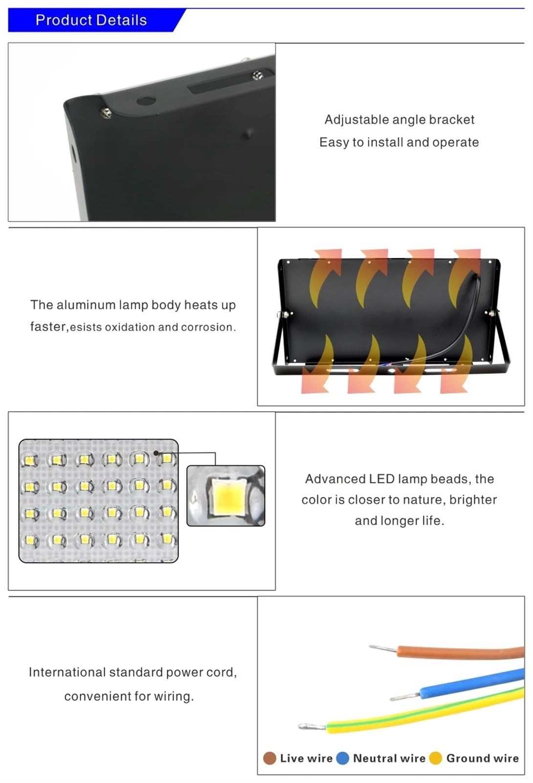 2 szt. 150 W reflektor Led zewnętrzny ogród światło halogenowe LED lampa uliczna oświetlenie krajobrazu Oświetlenie krajobrazu