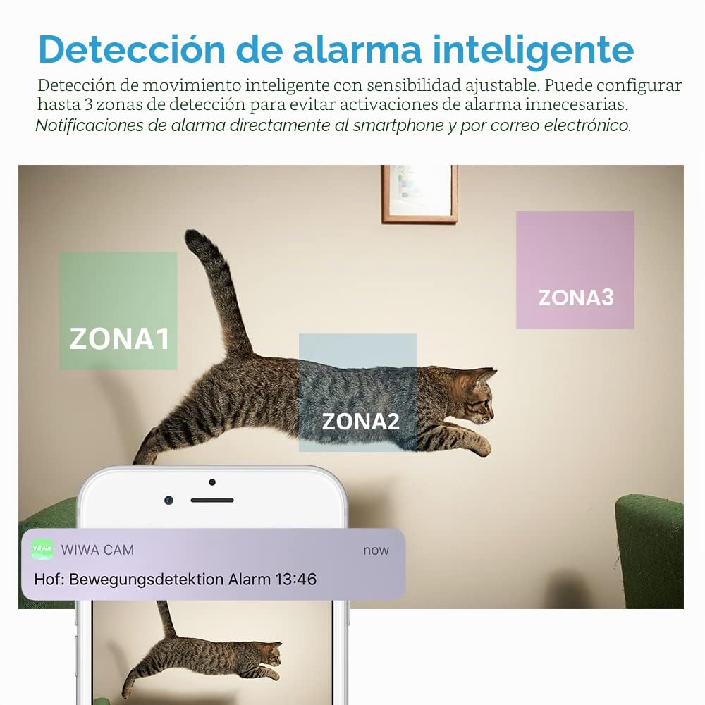 WIWACAM Minicámara MW5 WiFi 4K