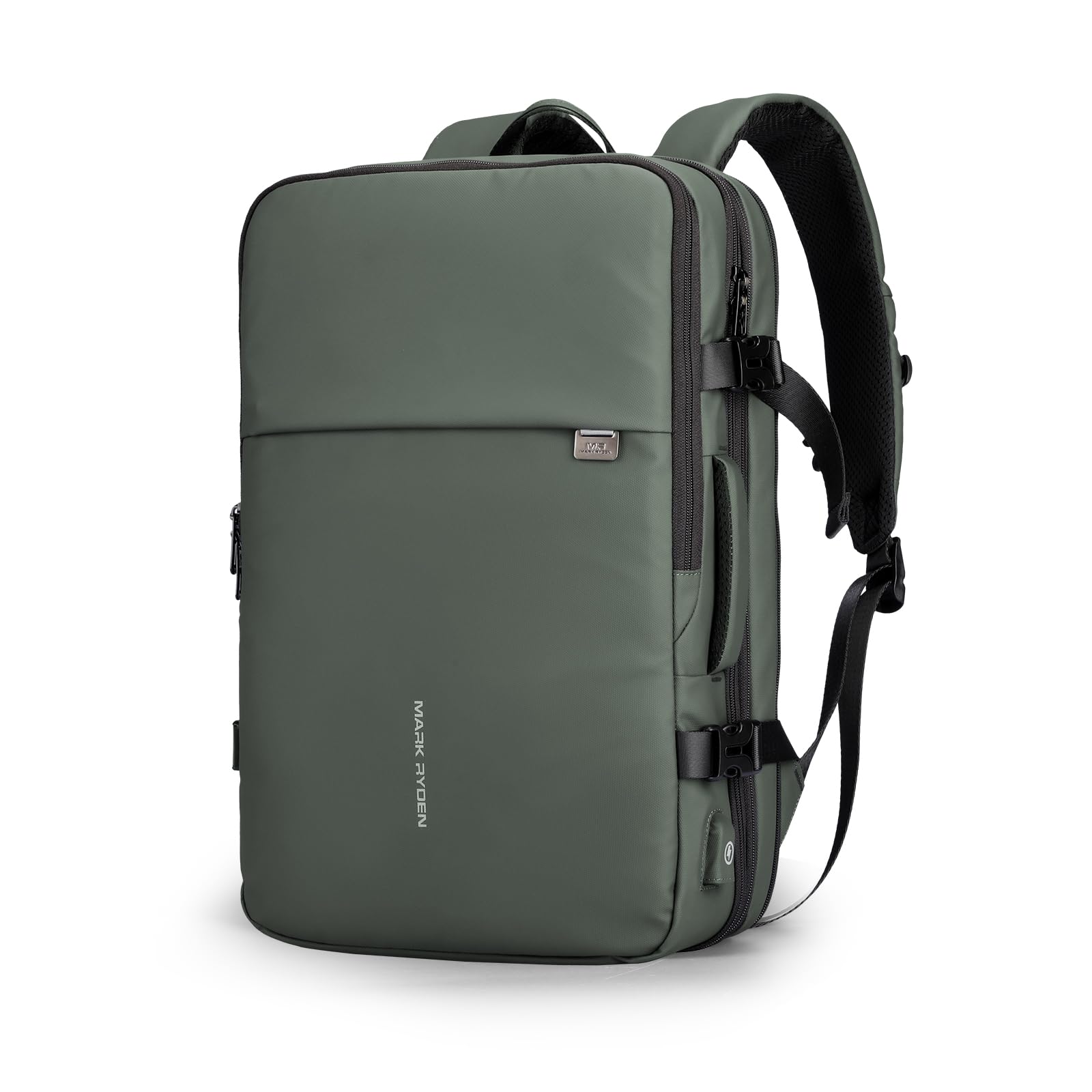 Mark Ryden Sac à dos extensible pour ordinateur portable de 17" 30 à 40 l - Fermeture éclair YKK