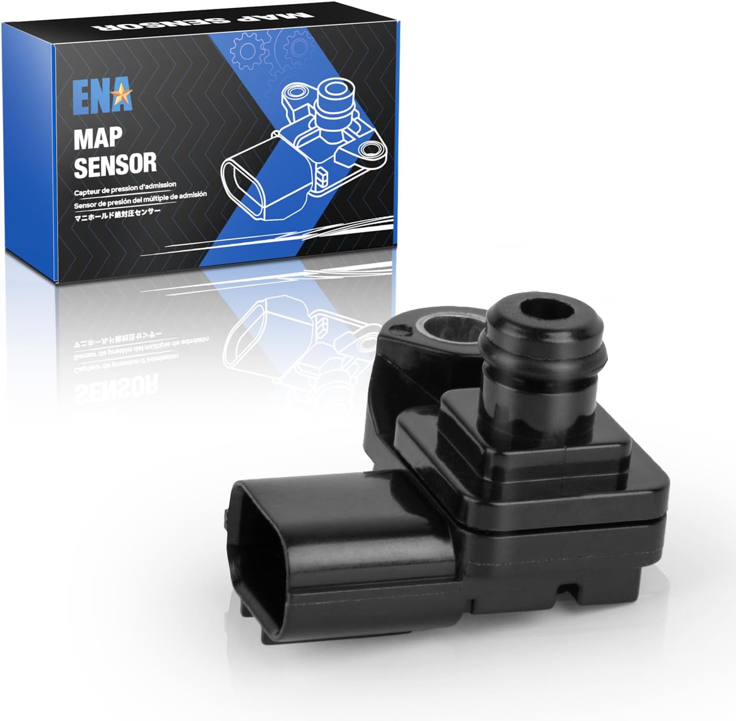 ENA Manifold Absolute Pressure Sensor Compatible with 2015 2016 2017 2018 2019 2020 Toyota Subaru Scion 4Runner 86 Outback Forester Legacy BRZ Impreza XV Crosstrek FRS Replacement for AS468 AS643
