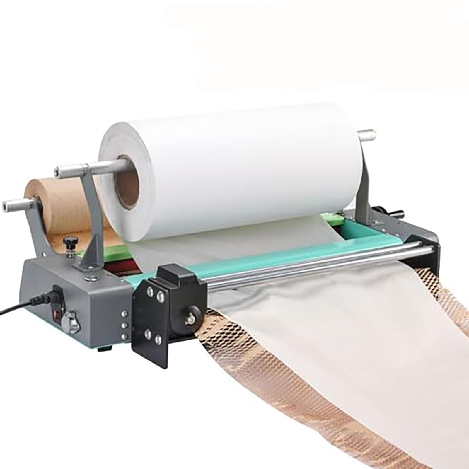 Elektryczny dozownik rolek papieru o strukturze plastra miodu, Dozownik papieru o strukturze plastra miodu 250 W, Dozowniki papieru do pakowania do pakowania, Maszyna pakująca Kraft